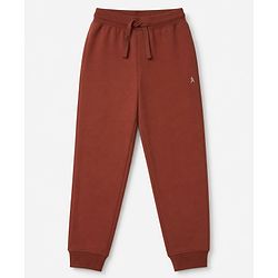 Pine Kids Cotton Knit Full Length Solid Lounge Pants Pack of 3 - Navy Blue, Maroon & Green