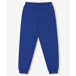 Pine Kids Cotton Knit Full Length Solid Lounge Pants Pack of 3 - Navy Blue, Maroon & Green