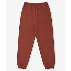 Pine Kids Cotton Knit Full Length Solid Lounge Pants Pack of 3 - Navy Blue, Maroon & Green
