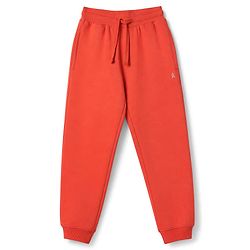 Pine Kids Cotton Knit Full Length Solid Lounge Pants Pack Of 3 - White, Blue & Red