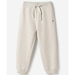 Pine Kids Cotton Knit Full Length Jogger Fit Solid Lounge Pant with Drawstring Pack of 3 in Black Grey Navy Blue