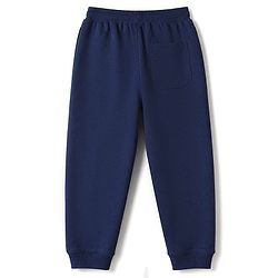 Pine Kids Cotton Knit Full Length Jogger Fit Solid Lounge Pant with Drawstring Pack of 3 in Black Grey Navy Blue