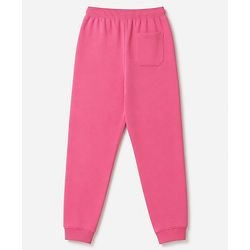 Pine Kids Cotton Knit Full Length Solid Lounge Pants - Pink, Blue & Dark Pink