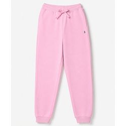 Pine Kids Cotton Knit Full Length Solid Lounge Pants - Pink, Blue & Dark Pink