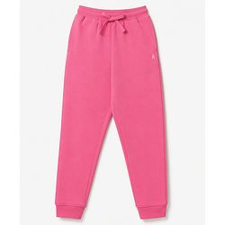 Pine Kids Cotton Knit Full Length Solid Lounge Pants - Pink, Blue & Dark Pink