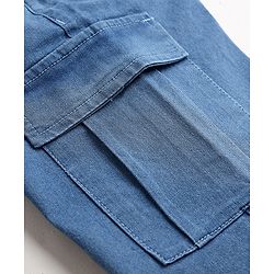 Pine Kids Denim Woven Full Length - Royal Blue