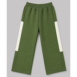 Pine Kids Knit Full Length Cut N Sew Solid Lounge Pant - Olive Green