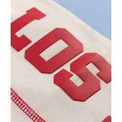 Pine Kids Knit Full Length Text Printed Lounge Pant - OffWhite