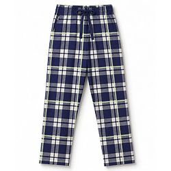 Pine Kids Cotton Knit Half Sleeves T-Shirt & Checked Pyjama Night Suit - Blue