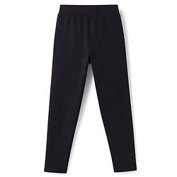 Pine Kids Cotton Lycra Knit Full Length Butterfly Printed Leggings - Black