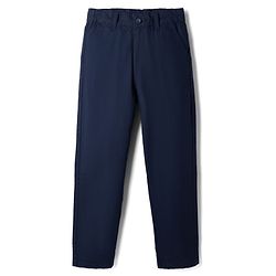 Pine Kids Cotton Elastane Woven Full Length Trousers in Navy Blue