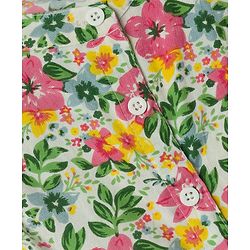 Pine Kids Viscose Woven Full Sleeves Floral Printed Top - Light Green