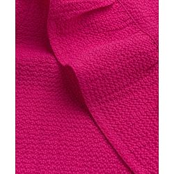 Pine Kids Woven Tops with Full Sleeves and Ruffled Detail - Dark Pink