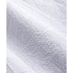 Pine Kids Woven Full Sleeves and Frill Cuffs Solid Colour Top with Peter Pan Collar - White
