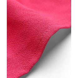 Pine Kids Woven Tiered Dress with Half Sleeves - Fuchsia
