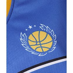 Pine Active Knit Half Sleeves T-Shirt and Shorts With Number Print in Blue