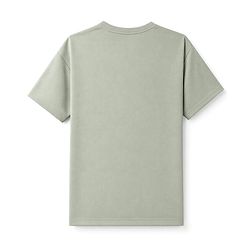 Pine Active Knit Half Sleeves Front & Back Soccer Printed T-Shirt - Light Green