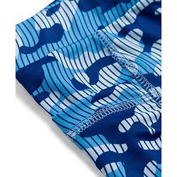 Pine Active Knit Full Length Camouflage Printed Leggings - Blue