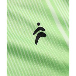 Pine Active Knit Half Sleeves T-Shirt with Numeric Print - Green