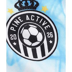 Pine Active Knit Half Sleeves T-Shirt With Text Print at Front & Back - White