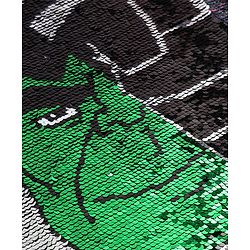Pine Kids Marvel 100% Cotton Single Jersey Knit T-Shirts with Half Sleeves and Hulk Reversible Sequins - Purple