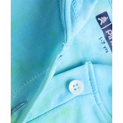 Pine Kids Cotton Knit Sweatshirt with Full Sleeves and Happy Text Print - Light Blue