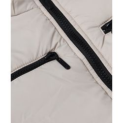 Pine Kids Woven Full Sleeves Padded Jacket - Off White