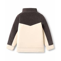 Pine Kids Woven Jacket with Full Sleeves - Cream