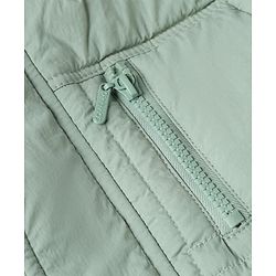 Pine Kids Woven Full Sleeves Solid Padded Winter Jacket - Light Green