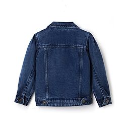 Pine Kids 100% Cotton Full Sleeves Denim Jacket - Blue