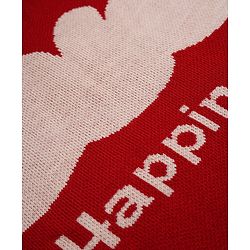 Pine Kids Pullover with Full Sleeves and Cloud Design - Red