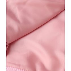 Pine Kids Woven Hoodie with Full Sleeves and 18 Applique in Light Pink