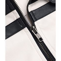 Pine Kids Woven Jackets with Full Sleeves in White