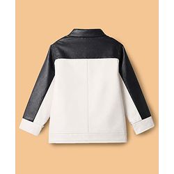 Pine Kids Woven Jackets with Full Sleeves in White