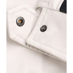 Pine Kids Woven Jackets with Full Sleeves in White