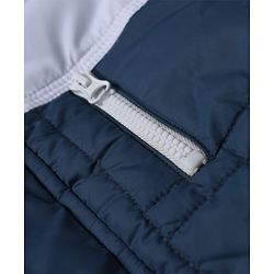Pine Kids Woven Padded Winter Jacket with Full Sleeves in Navy Blue