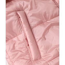 Pine Kids Full Sleeves Woven Padded/Quilted/ Winter Jacket in Pink
