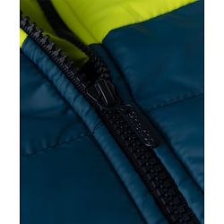 Pine Kids Woven Sleeveless Hooded Padded Winter Jacket - Navy Blue