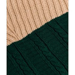 Pine Kids Knit Full Sleeves Pullovers With Cable KNit Design - Maroon