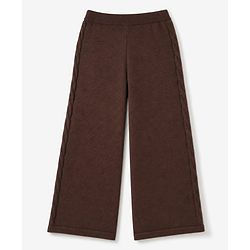 Pine Kids Knit Full Sleeves Sweater Set - Brown