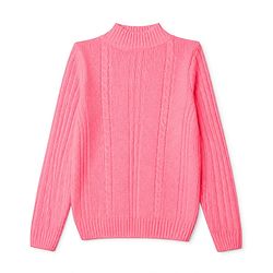Pine Kids Knit Full Sleeves Sweater Set - Pink
