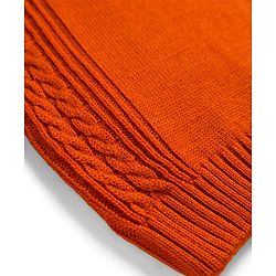 Pine Kids Knit Full Sleeves Sweater Set - Orange