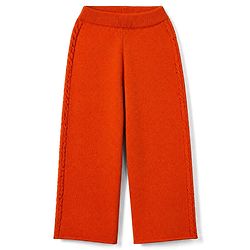 Pine Kids Knit Full Sleeves Sweater Set - Orange