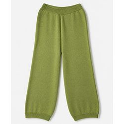 Pine Kids Knit Sweater Set with Full Sleeves in Green for 4-5 Years