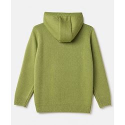 Pine Kids Knit Sweater Set with Full Sleeves in Green for 4-5 Years
