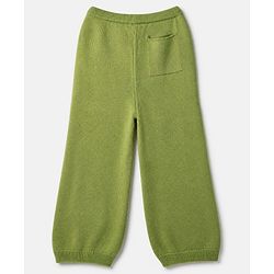 Pine Kids Knit Sweater Set with Full Sleeves in Green for 4-5 Years