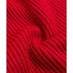 Pine Kids Knit Full Sleeves Winter Dress - Red