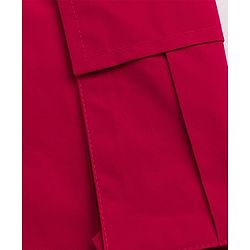 Pine Active Woven Ultra Light Performance Full Length Solid Cargo Pant -  Red
