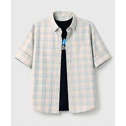 Pine Kids Cotton Woven Shirts and T-Shirt with Full Sleeves and Checks Print in White for 4 -5 Years