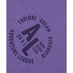 Pine Kids Cotton Knit Full Sleeves T-Shirt & Striped Pyjama Night Suit - Purple